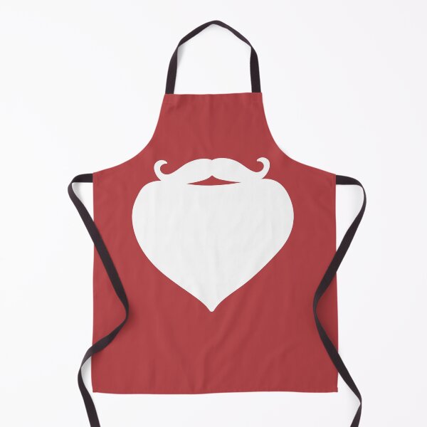 Item preview, Santa Beard white Funny Santa Claus Mustache Xmas Red designed and sold by peachyline.