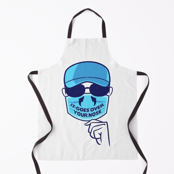 Item preview, It Goes Over Your Nose - Face Mask Advisory designed and sold by Ric Gilar.