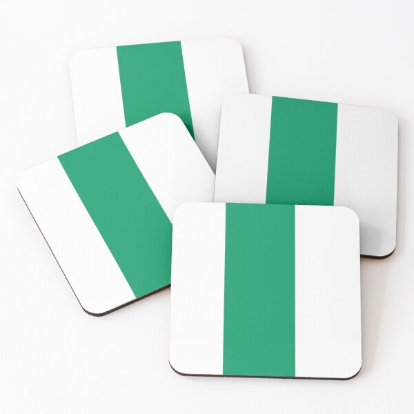 Item preview, Green and white team colours (half and half) designed and sold by NiceEggThreads.
