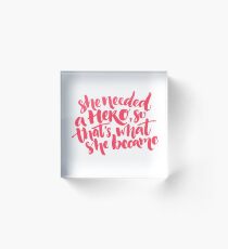 Feminism quote Acrylic Block