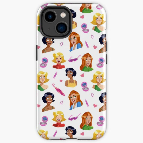 Modèle d'illustration du groupe Totally Spies (blanc) Coque antichoc iPhone