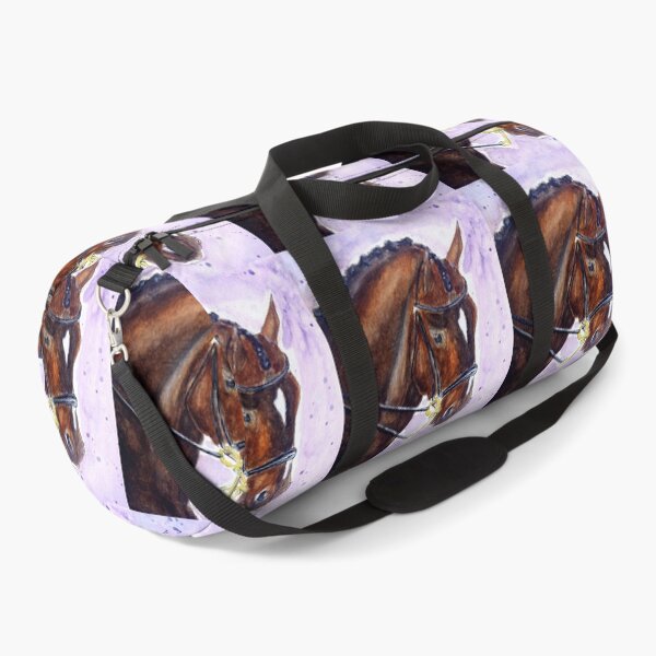 Item preview, Dressage horse portrait watercolor painting designed and sold by horseaddicted.