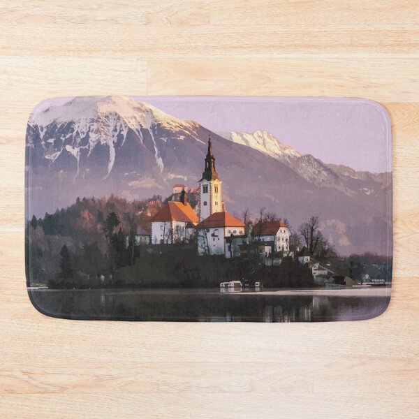 Item preview, Lake Bled, Slovenia Travel Artwork designed and sold by Alo.