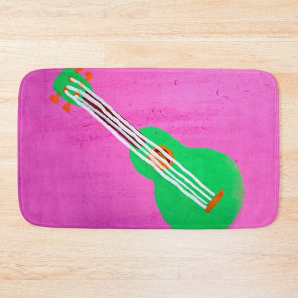 Item preview, UKELELE LOVER - UKE - ART - MIXED MEDIA - PINK - DECORATION  designed and sold by Tropical Blood.