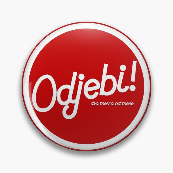 Item preview, Odjebi dva metra od mene majica designed and sold by TinThor.