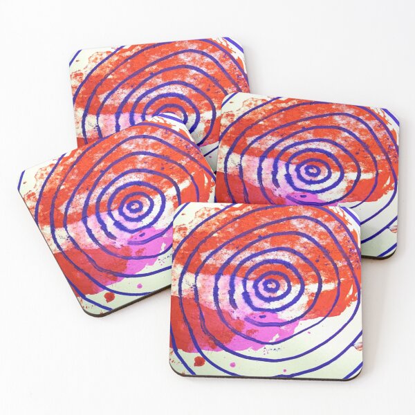 Item preview, CIRCLES - ABSTRACT - PAINT - DECORATION - POSTER - ART designed and sold by Tropical Blood.