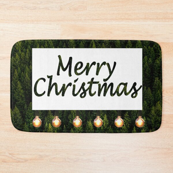 Item preview, Merry Christmas trees with lights designed and sold by felinefeelings.