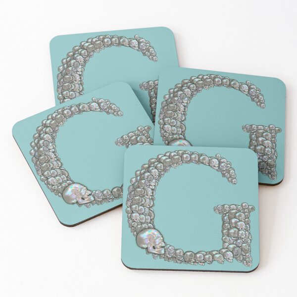 Item preview, Tahitian Pearl Skull Monogram G designed and sold by dinaaaaaah.
