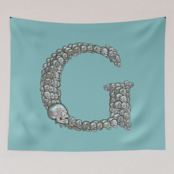 Item preview, Tahitian Pearl Skull Monogram G designed and sold by dinaaaaaah.