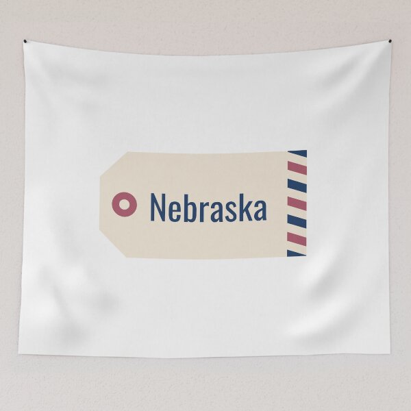 Item preview, Nebraska Tag designed and sold by CityCollection.