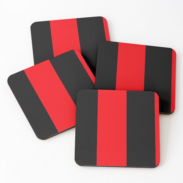 Item preview, Red and black team colours (half and half) designed and sold by NiceEggThreads.