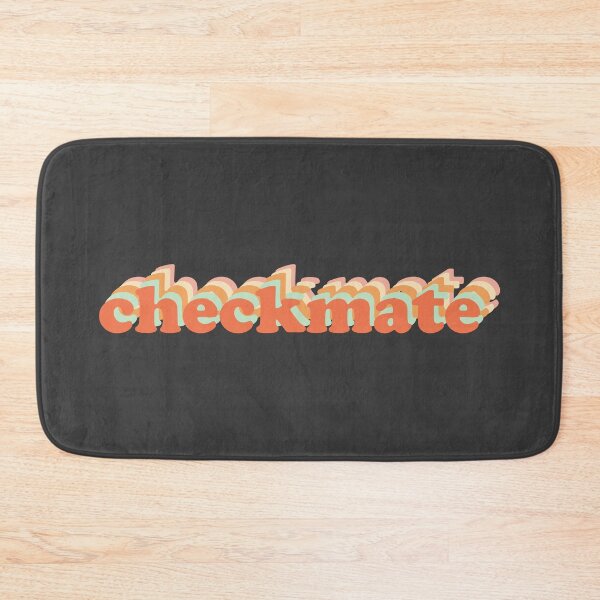 Item preview, Retro Checkmate  designed and sold by redgoch.