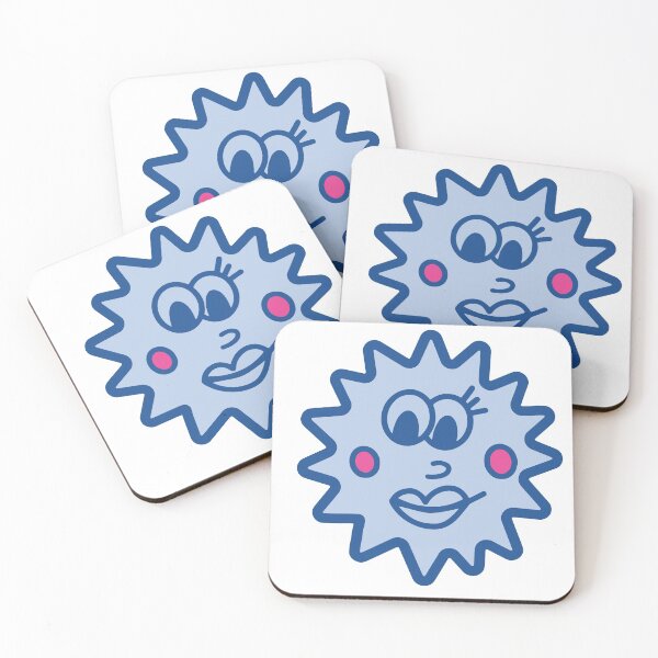 Item preview, Blue Funky Sun Face designed and sold by mollymariani.