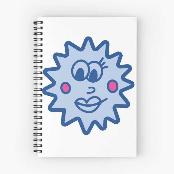 Item preview, Blue Funky Sun Face designed and sold by mollymariani.