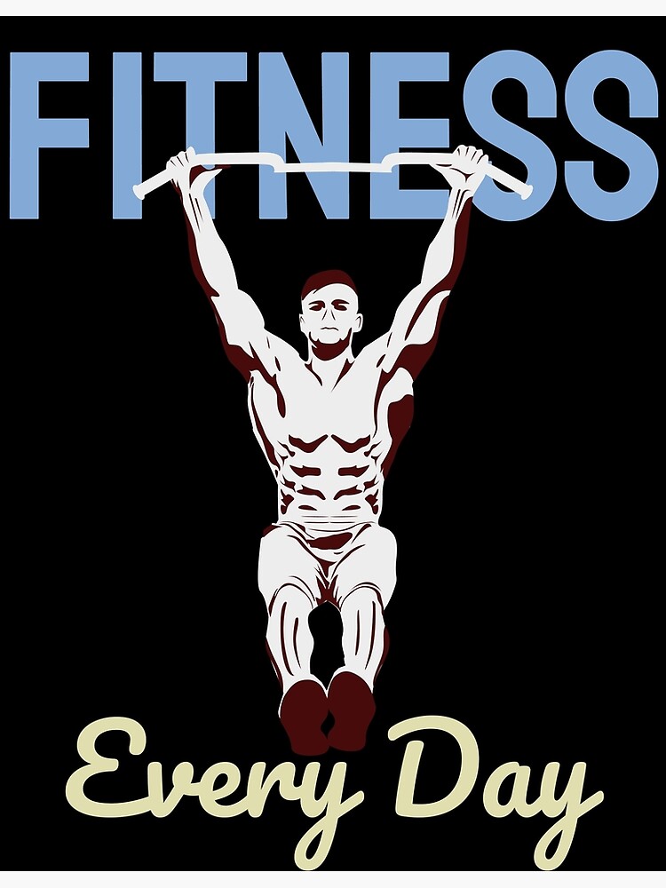 Art Poster Workout Fitness Motivation