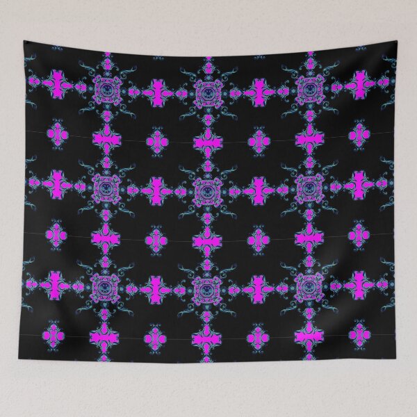 Item preview, Patrón geométrico rosa y negro designed and sold by Sabbaht.