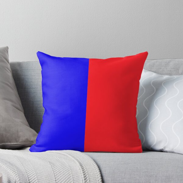 Item preview, Red and blue team colours (half and half) designed and sold by NiceEggThreads.
