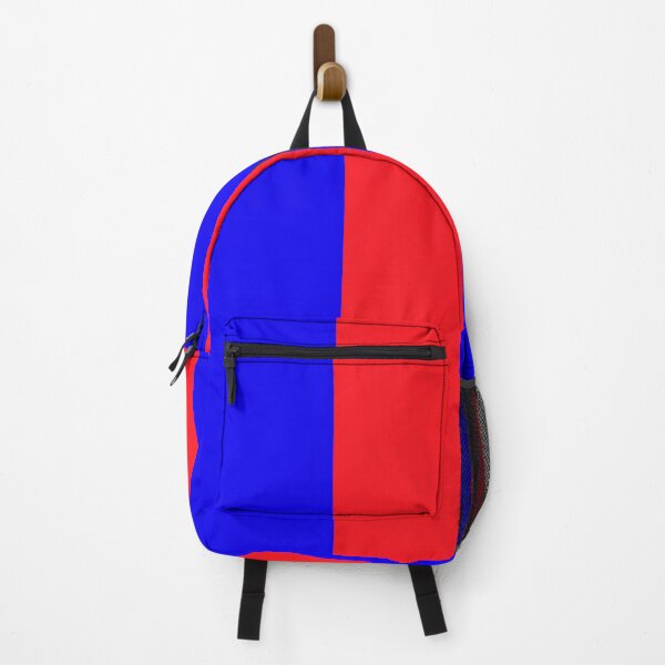 Artikelvorschau, Rote und blaue Teamfarben (halb und halb) entworfen und verkauft von NiceEggThreads.