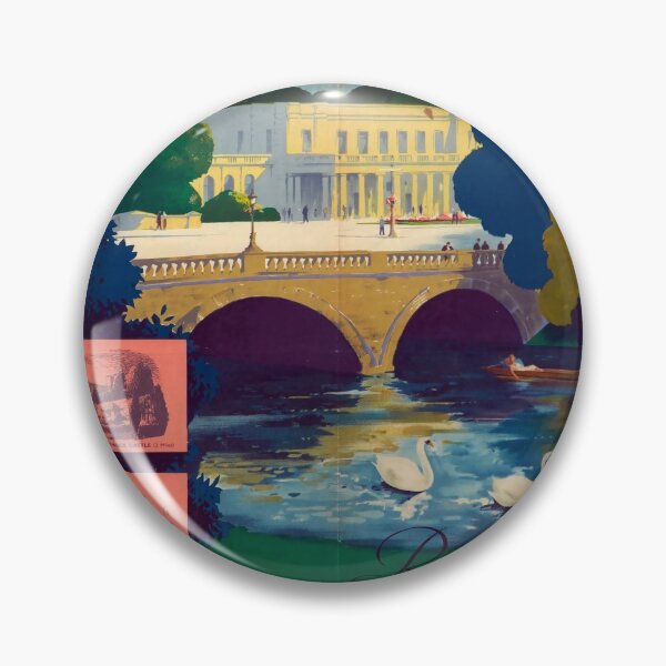 Item preview, retro classic Leamington Spa poster designed and sold by CorasPosters.