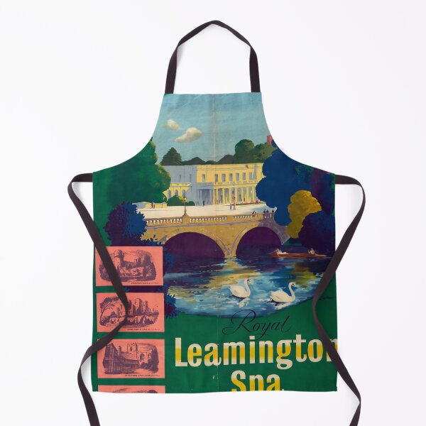 Item preview, retro classic Leamington Spa poster designed and sold by CorasPosters.