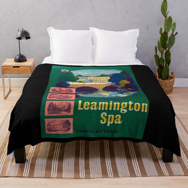 Item preview, retro classic Leamington Spa poster designed and sold by CorasPosters.