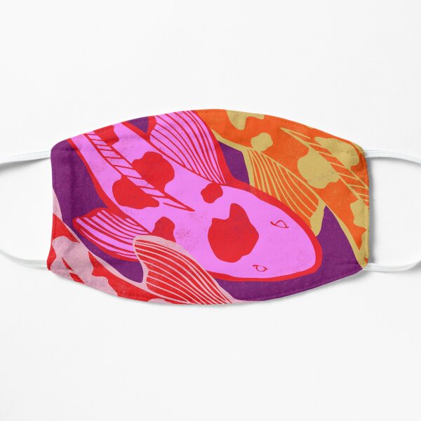 Colorful Koi Flat Mask