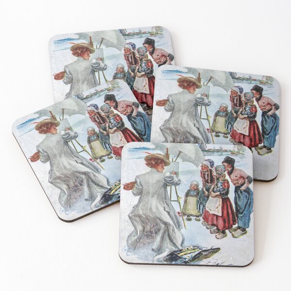 Item preview, Vintage postcard of 'The american girl in the netherlands' designed and sold by Photopat.