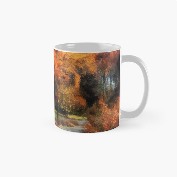 Item preview, Suburban Street in Autumn designed and sold by Susan Savad.