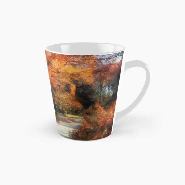 Item preview, Suburban Street in Autumn designed and sold by Susan Savad.