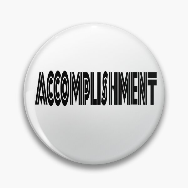 Item preview, Accomplishment 5-white  designed and sold by DrStickerManiac.