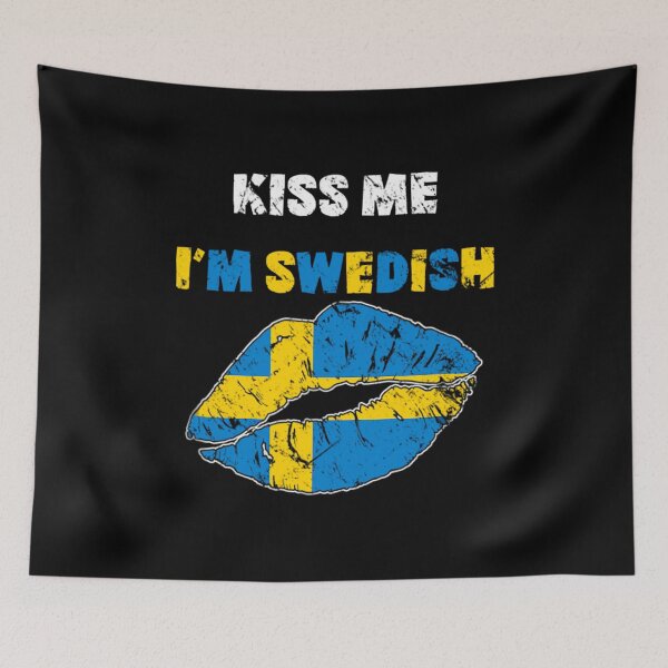 Item preview, Kiss Me I'm Swedish - Sweden St Patrick's Day designed and sold by Wholestaircase.