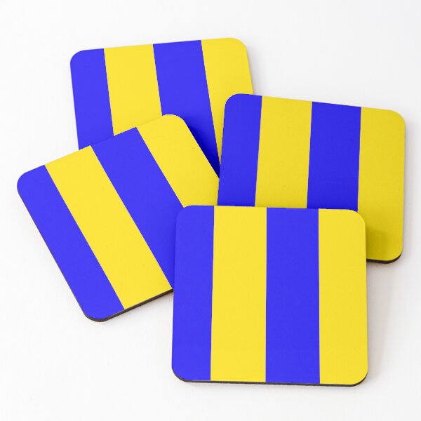 Item preview, Blue and yellow team colours (half and half) designed and sold by NiceEggThreads.