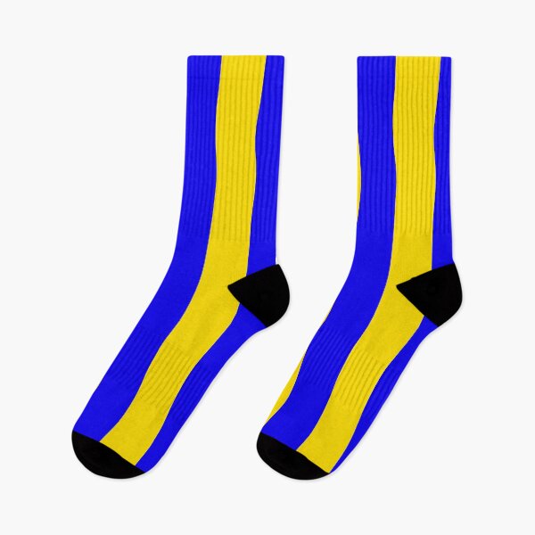 Item preview, Blue and yellow team colours (half and half) designed and sold by NiceEggThreads.