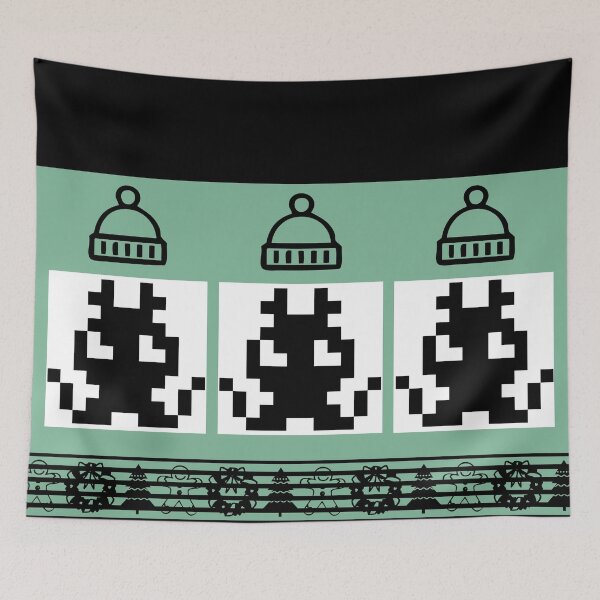 Item preview, Pixel Christmas Gaming Gamblers Aliens designed and sold by emm-j.