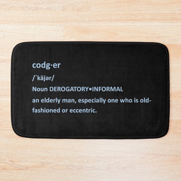 Item preview, Codger Definition Light Blue Letters designed and sold by AliCatOriginals.