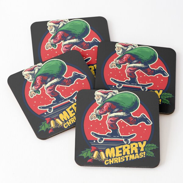 Artikelvorschau, Weihnachten Skateboarding Santa entworfen und verkauft von Amitrix.