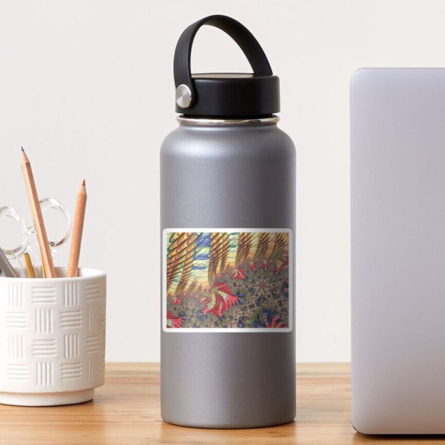 Beneath the Waves of the Coral Sea Sticker