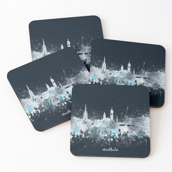 Item preview, stockholm skyline designed and sold by BekimART2.