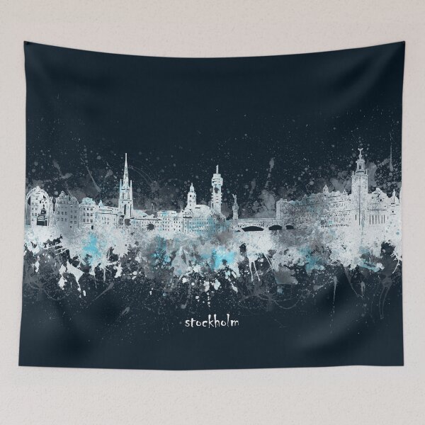 Item preview, stockholm skyline designed and sold by BekimART2.