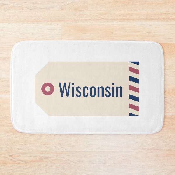 Artikelvorschau, Wisconsin Tag entworfen und verkauft von CityCollection.