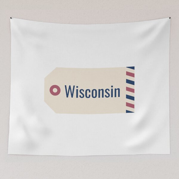 Artikelvorschau, Wisconsin Tag entworfen und verkauft von CityCollection.