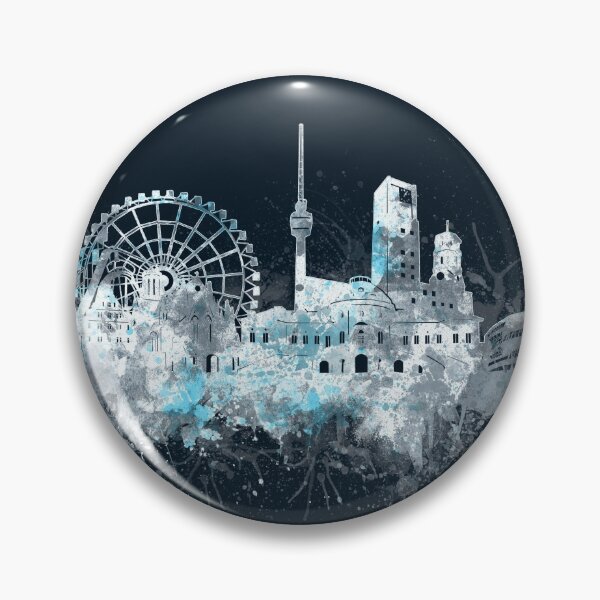 Item preview, stuttgart skyline designed and sold by BekimART2.