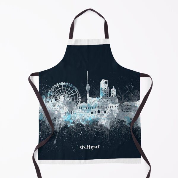 Item preview, stuttgart skyline designed and sold by BekimART2.
