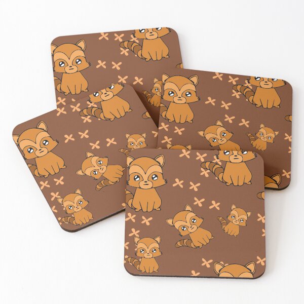 Item preview, Cute racoon pattern designed and sold by RoyalPeople.