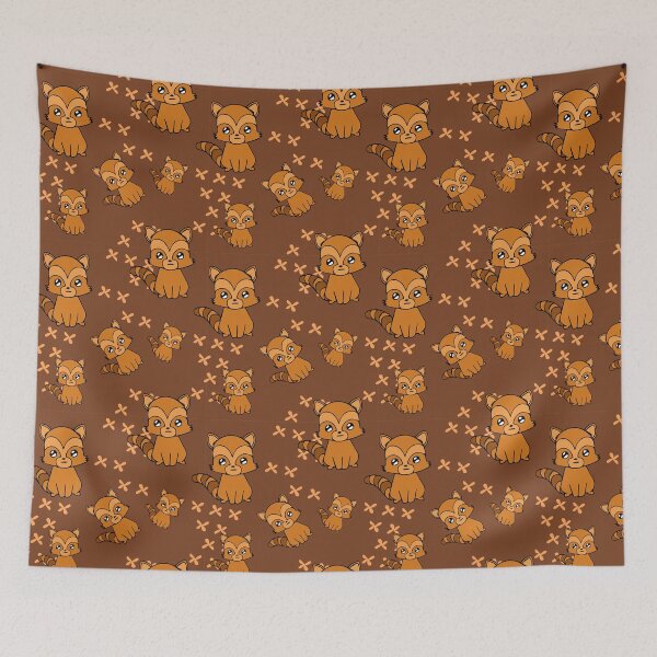 Item preview, Cute racoon pattern designed and sold by RoyalPeople.