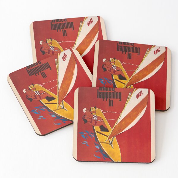 Item preview, retro classic Oklahoma poster designed and sold by CorasPosters.