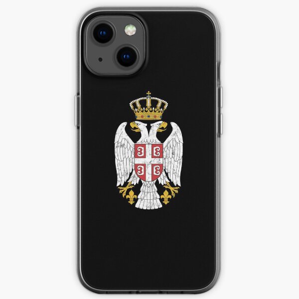 Serbische Wappen Serbische Flagge Symbol Balkan Geschenk iPhone Flexible Hülle