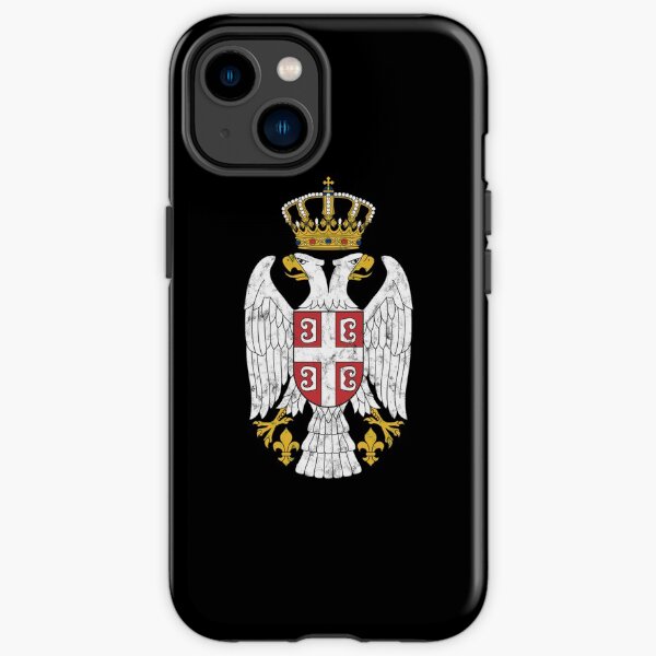 Serbische Wappen Serbische Flagge Symbol Balkan Geschenk iPhone Robuste Hülle