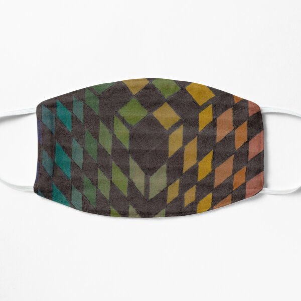 The Colorful Cube Flat Mask