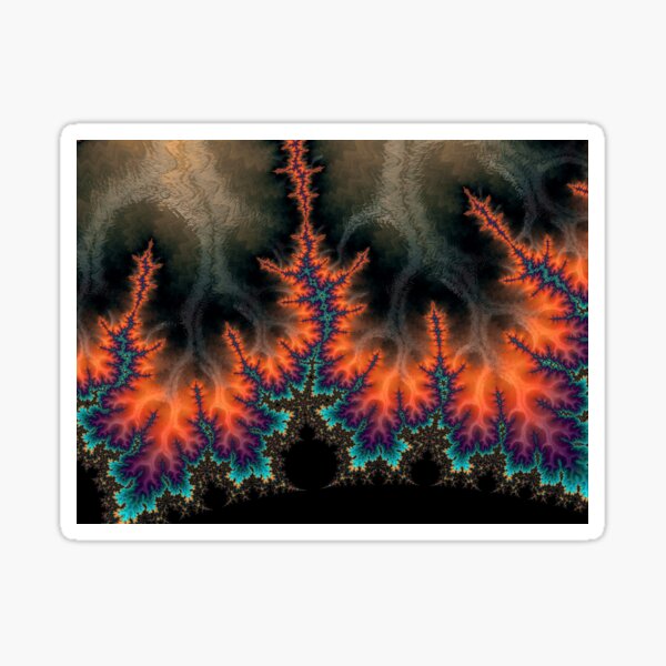 World On Fire Sticker